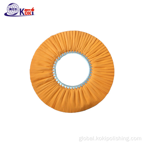 Buffing Cloth Wheel Yellow airway cotton cloth buffing wheel z-type Factory